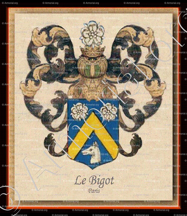 LE BIGOT_Paris, 1696._France +