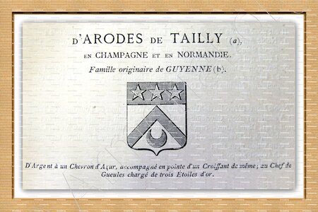 D'ARODES de TAILLY_Champagne, Normandie, org. Guyenne (2)