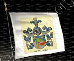 drapeau-COURVOISIER_Wappenbuch der Stadt Basel . B.Meyer Knaus 1880_Schweiz