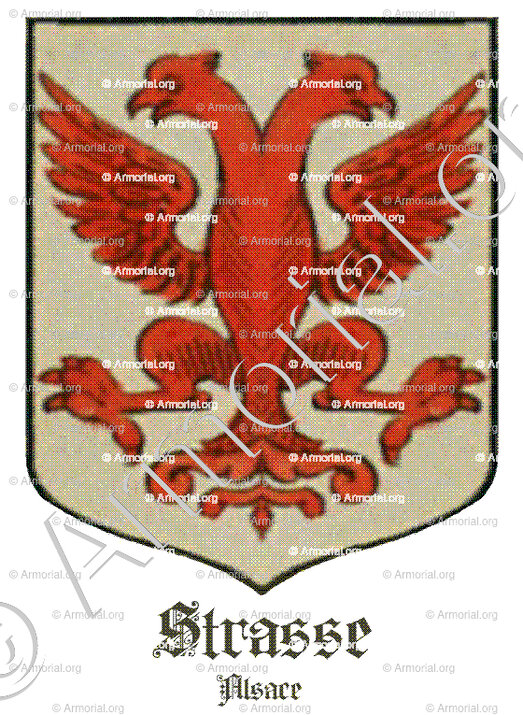 STRASSE_Alsace, 1696._France