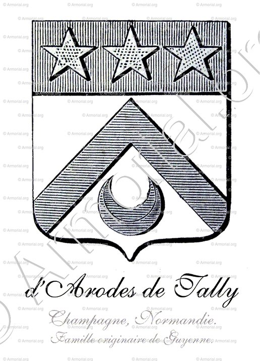 d'ARODES de TAILLY_Champagne, Normandie, org. Guyenne (3)