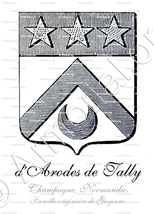 d'ARODES de TAILLY_Champagne, Normandie, org. Guyenne (3)