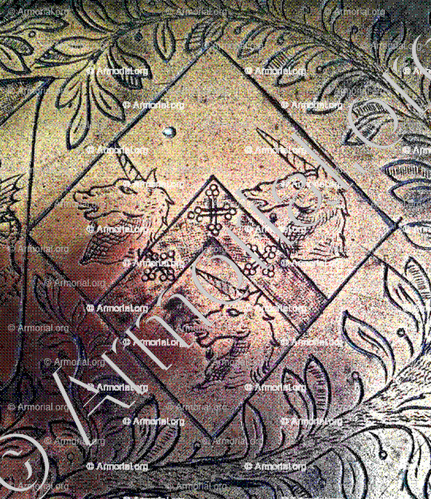 de L'ISLE de BRAINVILLE_Lorraine (Famille noblesse) Gravure_France (iii)