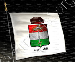drapeau-GARIBALDI_Nizza 1807, Caprera 1882 (Giuseppe Garibaldi._Contea di Nizza Italia..