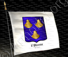 drapeau-d'ALESME_Périgord_France