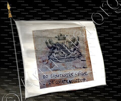 drapeau-De CHATEAUNEUF_Contea di Nizza_Ducato di Savoia, Regno di Sardegna.