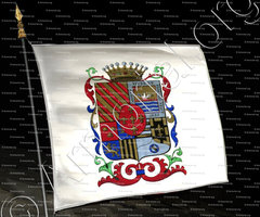 drapeau-SANTA MARIA de FORMIGUERA_Nobleza española._España