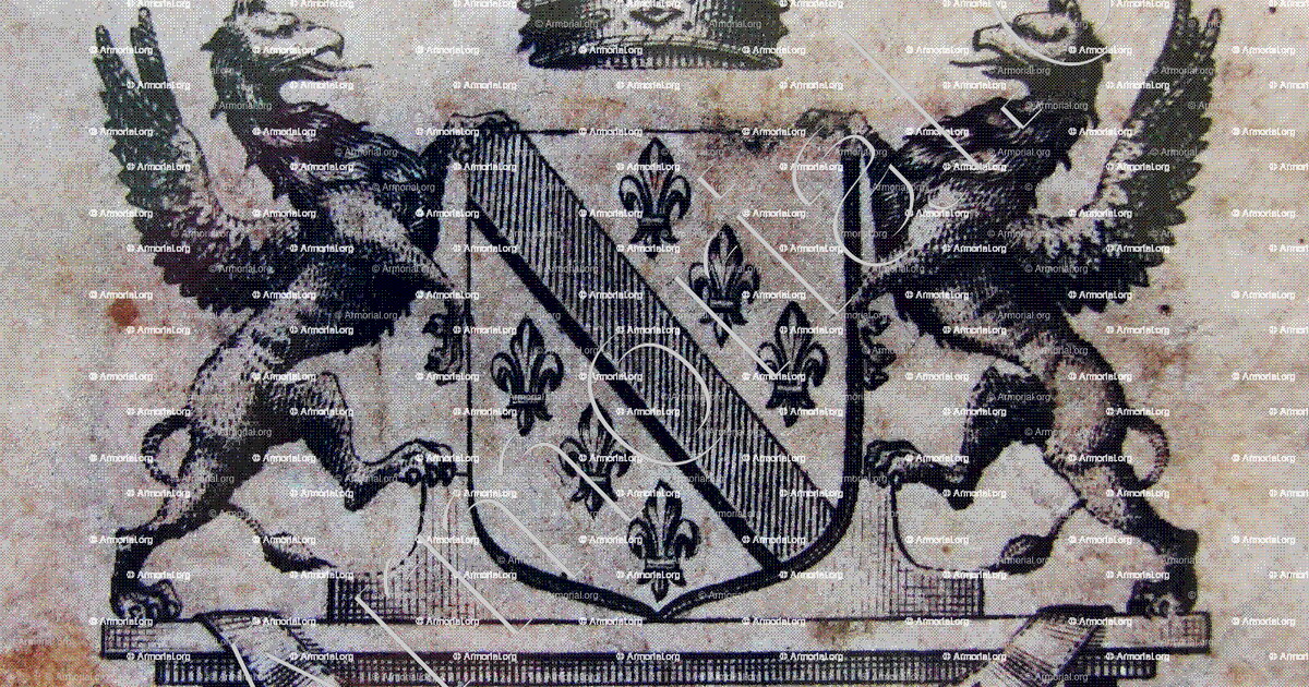 Aquarelle Originale De 1880 – Hommes De Lönburg, Constance, Armoiries, Généalogie