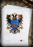 velin-d-Arches-COSTA de BEAUREGARD_Marquis de Saint-Genis de Beauregard. Gênes, Savoie XVIIIe s._Italie, France ()