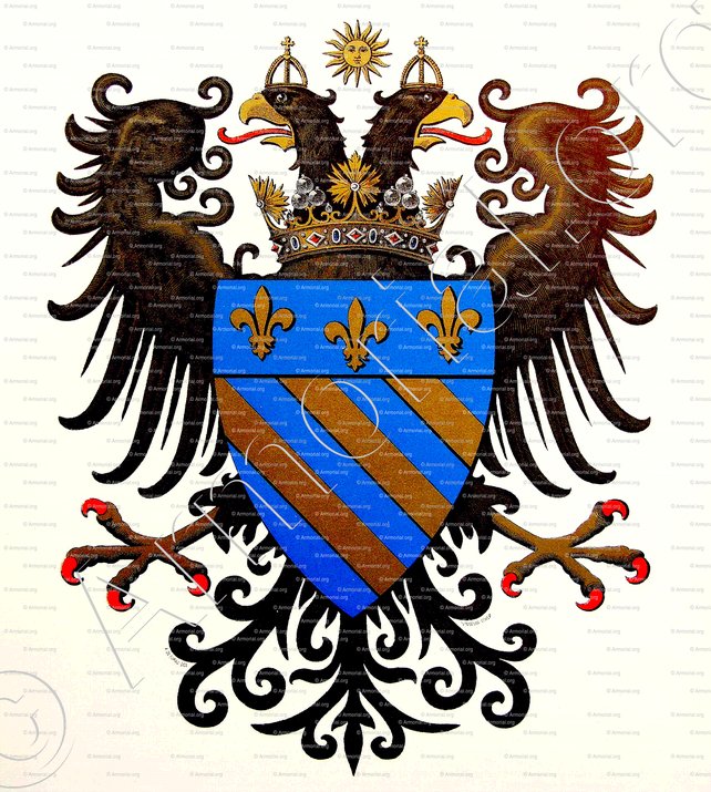 COSTA de BEAUREGARD_Marquis de Saint-Genis de Beauregard. Gênes, Savoie XVIIIe s._Italie, France ()