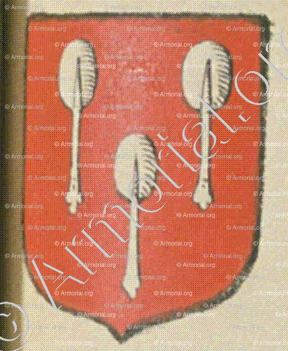 de CALLIERE (La Rochelle)_Blason enregistré sous le règne de Louis XIV._France