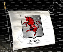 drapeau-SCIASCIA_Giliberto Xaxà uno dei cavalieri che seguir onore Martino in Sicilia. 1392._Italia (i)