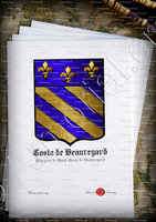 velin-d-Arches-COSTA de BEAUREGARD Marquis de SAINT-GENIX de BEAUREGARD_Genova1389, Savoie 1700._Italia, France