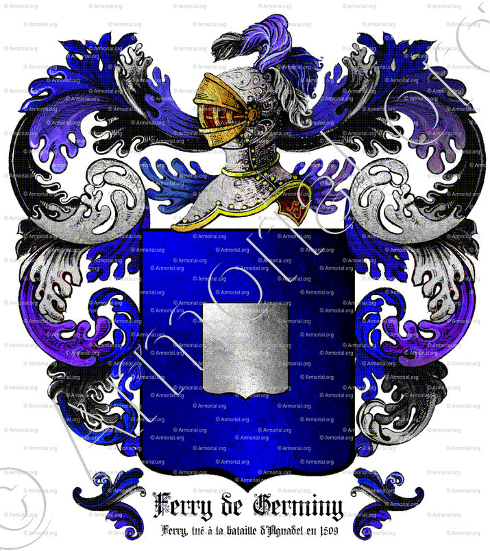 FERRY de GERMINY_Férry de Germiny, tué à la bataille d'Agnadel en 1509 (Lorraine)._France (ii)