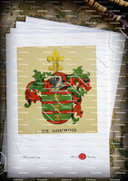 velin-d-Arches-de GOUMOIS_Wappenbuch der Stadt Basel . B.Meyer Knaus 1880_Schweiz