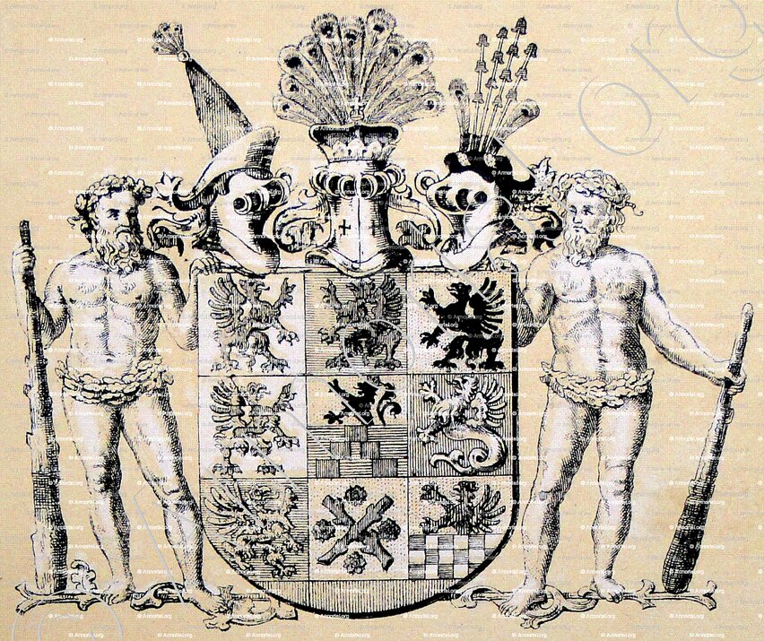 POMMERN_Preussen. Wappenbuch J. Siebmachers (1856)_Heiliges Römisches Reich (17. Jahrhundert)