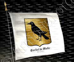 drapeau-CORBET de STOKE_Shropshire_England
