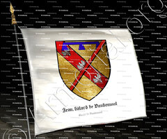 drapeau-Jean, bâtard de VAUDÉMONT_Comté de Vaudémont. Lorraine._France