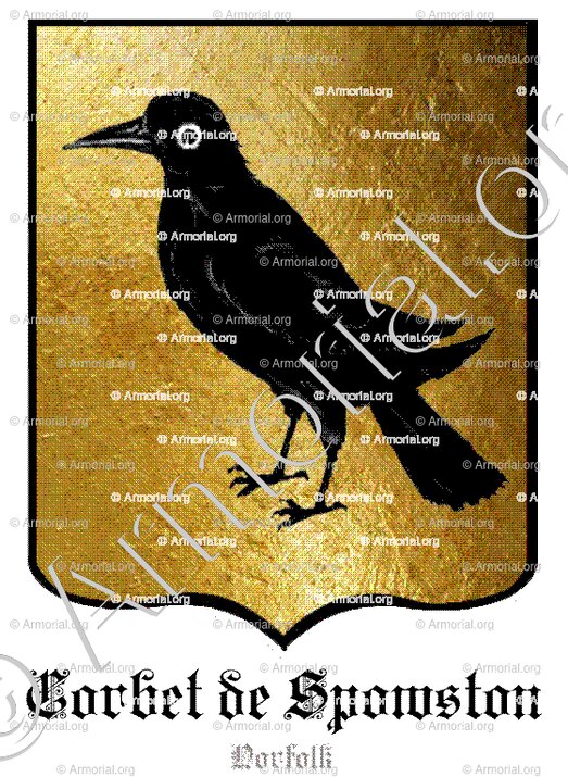 CORBET de SPOMSTON_Norfolk_England