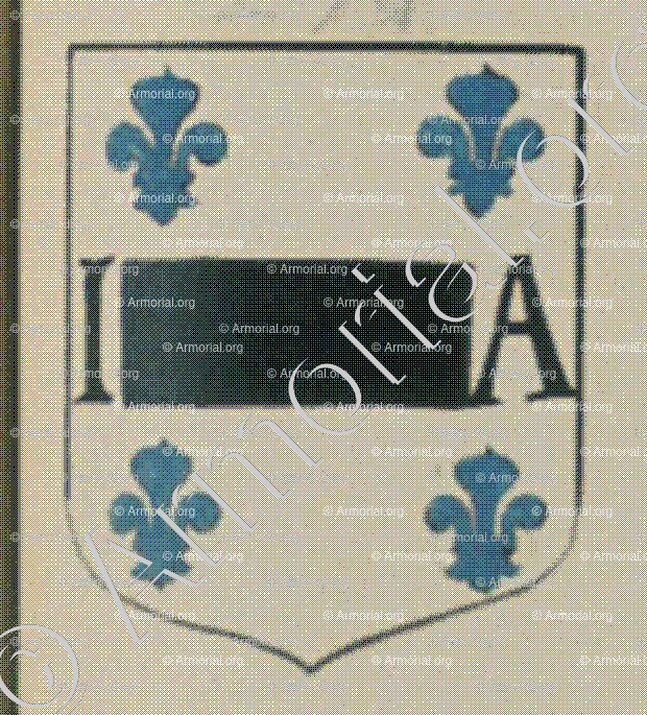 ANTONY (Alsace)_Blason enregistré sous le règne de Louis XIV_France 