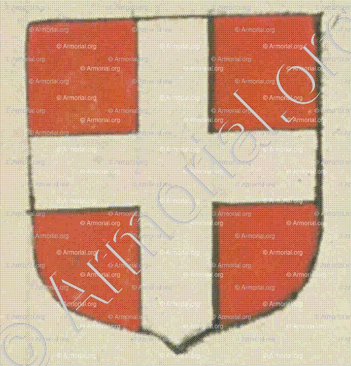 de CHAPITRE (La Rochelle)_Blason enregistré sous le règne de Louis XIV._France