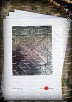 velin-d-Arches-REMY_Lorraine. Pièce héraldique appartenant à Dominique de Crevoisier._France