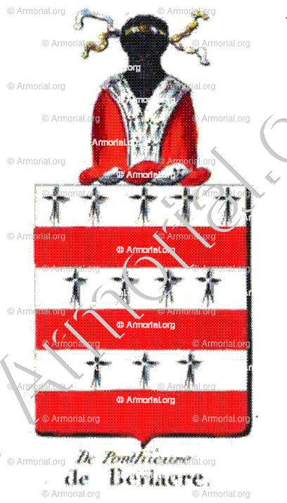 DE PONTHIEURE DE BERLAERE_Armorial royal des Pays-Bas_Europe