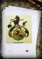 velin-d-Arches-DEGGELER_Wappenbuch der Stadt Basel . B.Meyer Knaus 1880_Schweiz