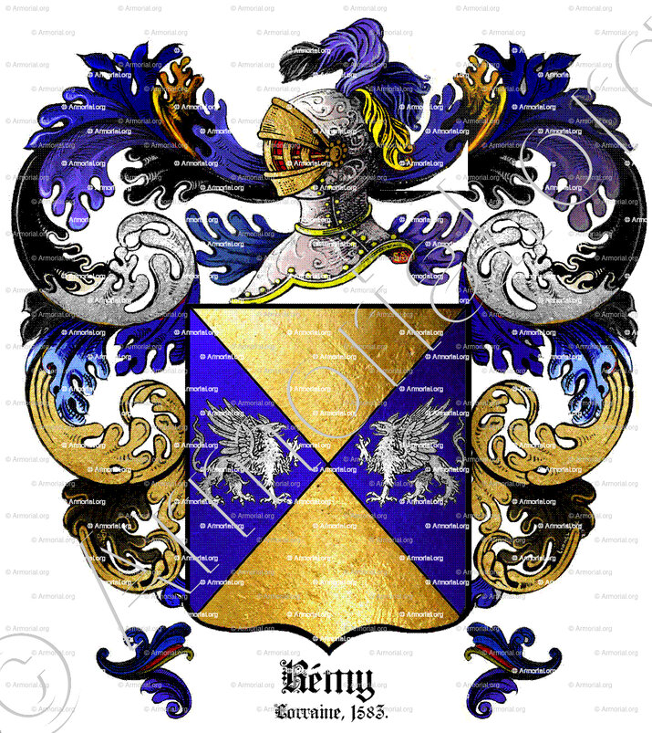 REMY_Lorraine. Sgrs. de Saint-Evre (Dom Pelletier) anoblis 9 août 1583_France (v)