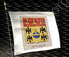 drapeau-AIX-LA-CHAPELLE_Noblesse d'Empire._France