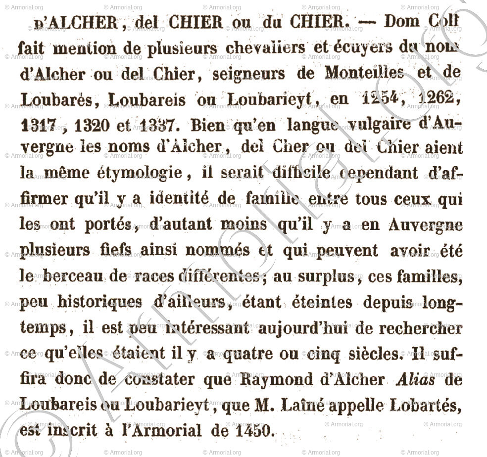 Dal CHER