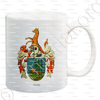 mug-FUCHS - Armorial de la ville de Bâle. B.Meyer Knaus 1880 - Schweiz. Suisse. Svizzera..