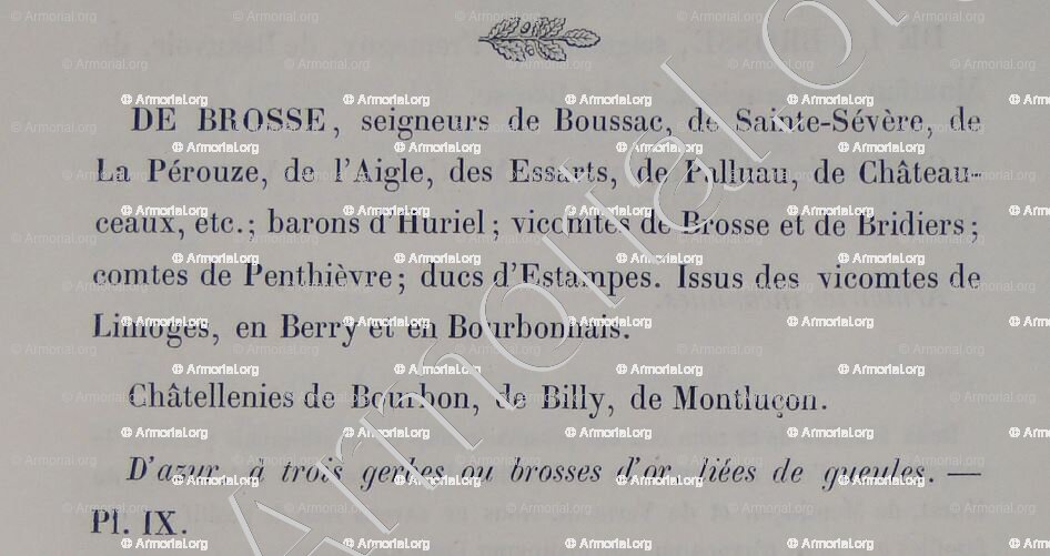 De BROSSE