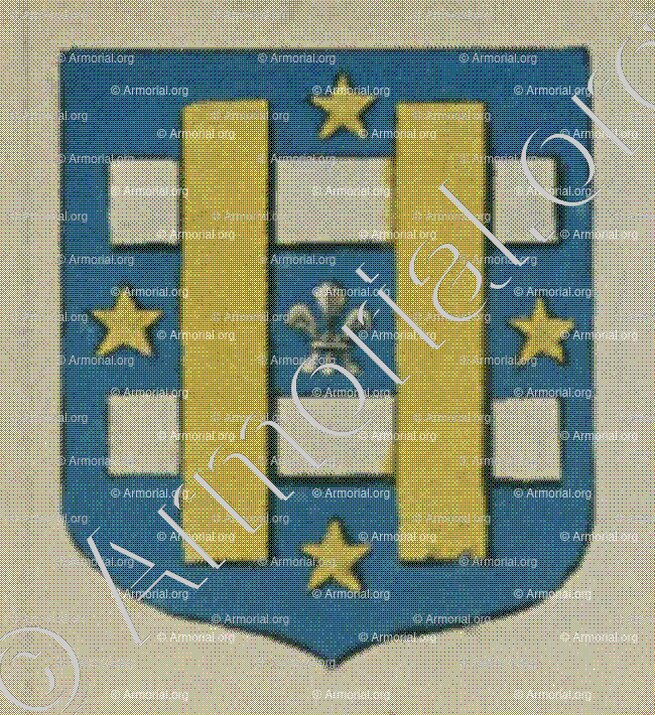 FECHERIN ve N. (Alsace)_Blason enregistré sous le règne de Louis XIV_France 