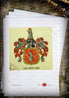 velin-d-Arches-DETWYLER_Wappenbuch der Stadt Basel . B.Meyer Knaus 1880_Schweiz