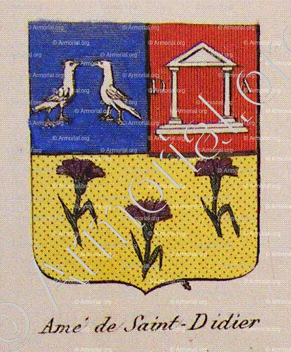 AME DE SAINT-DIDIER_Noblesse d'Empire._France