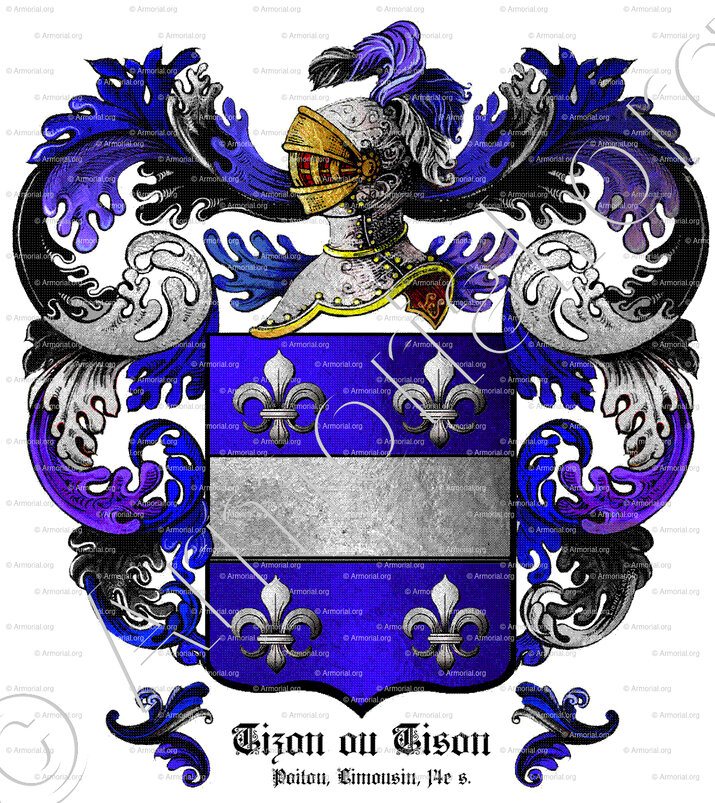 TIZON ou TISON_Poitou, Limousin, 14e siècle._France (ii)