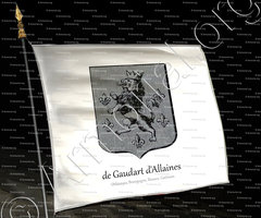 drapeau-de GAUDART d'ALLAINES_Orléanais, Bourgogne, Beauce, Gatinais._France