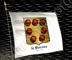 drapeau-de FLORENCE_Béarn, 1696._France