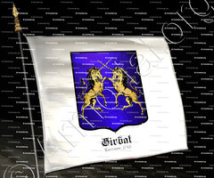drapeau-GIRBAT_Lorraine, 1743._France