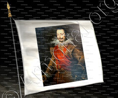 drapeau-Antonio III MONCADA ARAGONA_Castellammare del Golfo. Sicilia._Italia