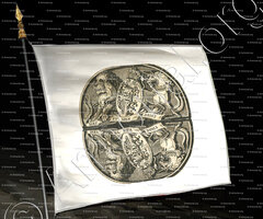 drapeau-DIEU ET MON DROIT_cri de guerre de la monarchie britannique._Royaume-Uni