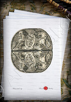 velin-d-Arches-DIEU ET MON DROIT_cri de guerre de la monarchie britannique._Royaume-Uni