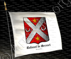 drapeau-CABANEL de SERMET_Languedoc_France