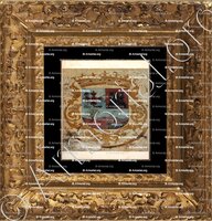 cadre-ancien-or-ALMODOVAR DEL CAMPO; Escudo de la ciudad ; Castilla la Mancha; España (2)