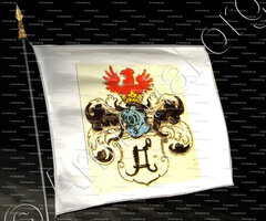 drapeau-von TCERSNE_Familie von Zerssen (Zersen, Cersne, Tcersne, Zertschen). Siebmacher Wappenbuch._Heiliges Römisches Reich