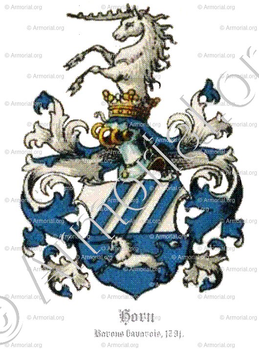 HORN_Baron Bavarois, 1791._Allemagne