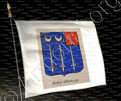 drapeau-AUBRY D'ARENCEY_Noblesse d'Empire._France