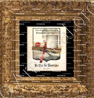 cadre-ancien-or-AUBIN de JAURIAS_Périgord_France +