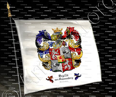 drapeau-HEGELIN von STRAUSSENBERG_Württemberg_Deutschland ()
